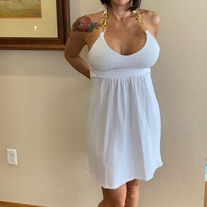 Victoria's Secret white size medium halter dress